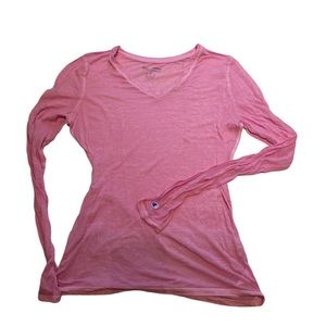 Champion athletic long sleeve t shirt